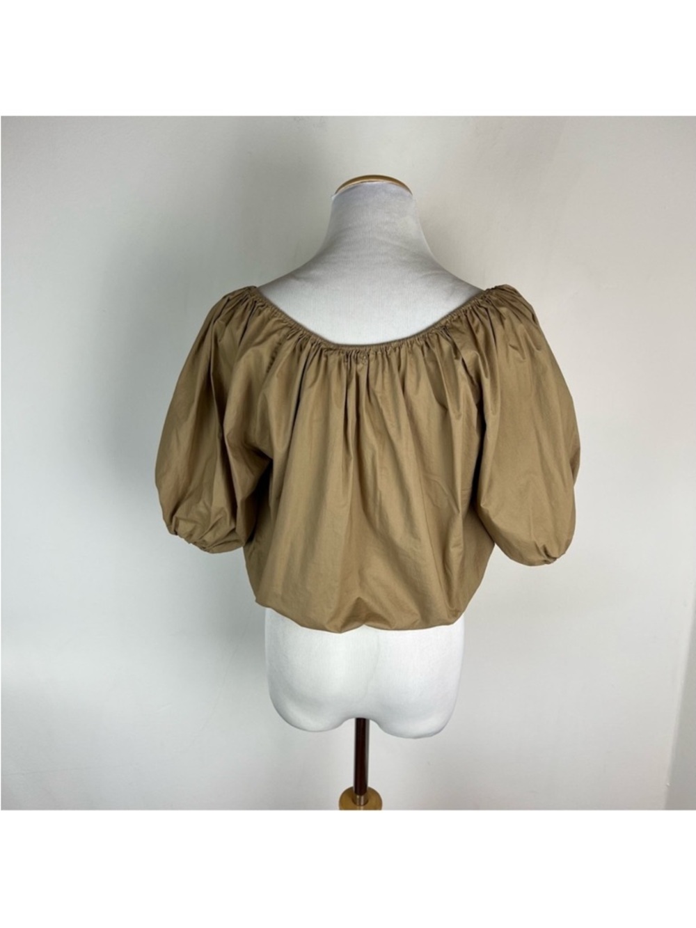 DOEN TOPAZ TOP - PRAIRIE SANDS Puff Sleeves Size S - Picture 4 of 10